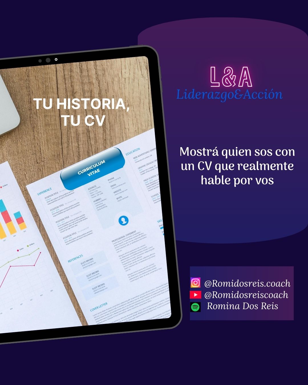Tu Historia, Tu CV. Mostrá quien sos con un CV que realmente hable por vos.